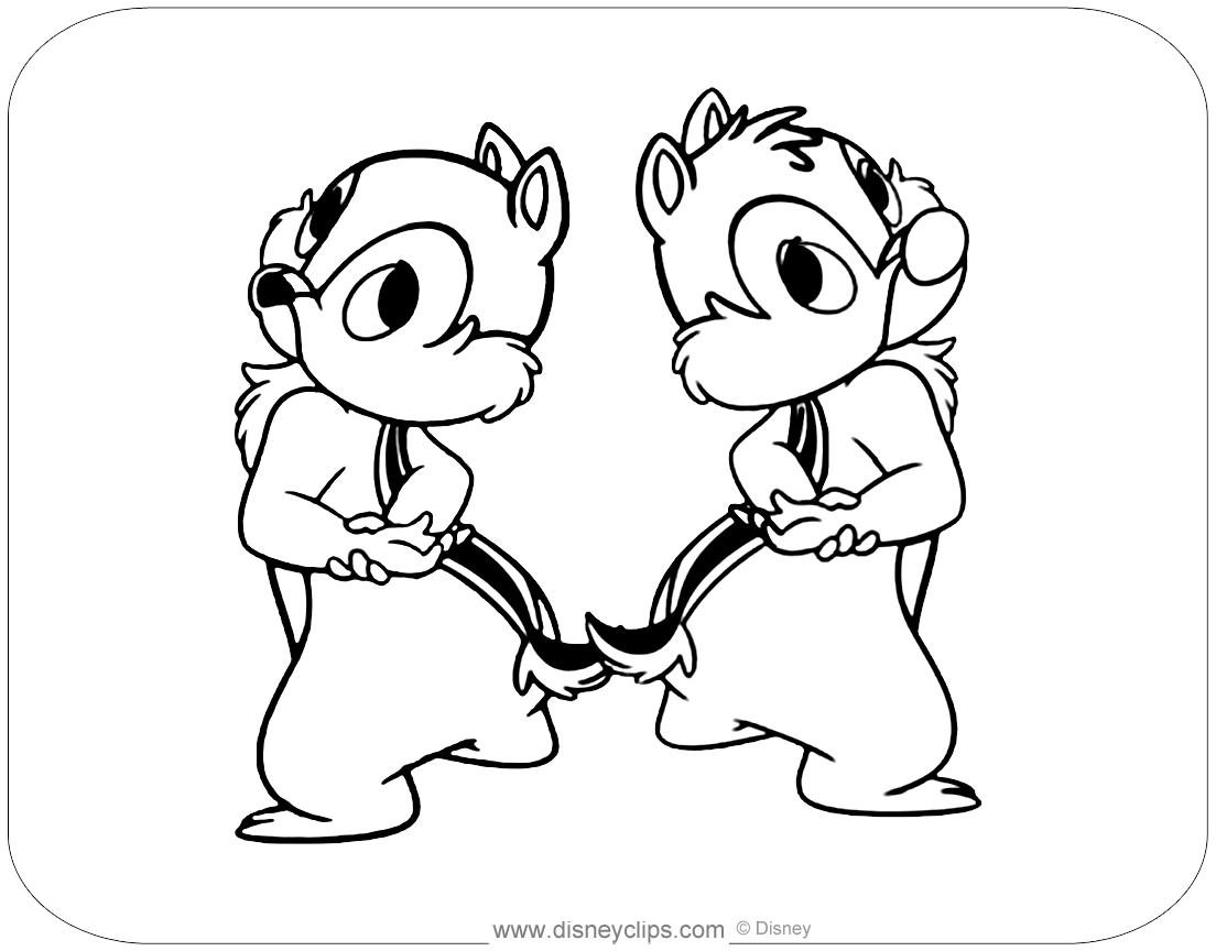 chip and dale coloring pages disney chip and dale coloring pages printable to see pages chip coloring and dale 