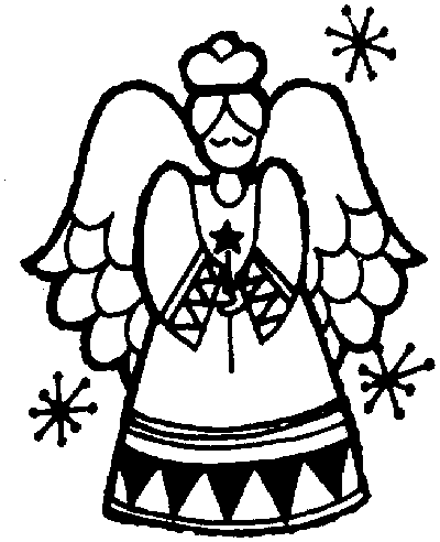 christmas angels to color angel coloring pages download color to christmas angels 