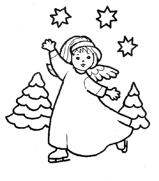 christmas angels to color free printable angel coloring pages for kids angels color christmas to 