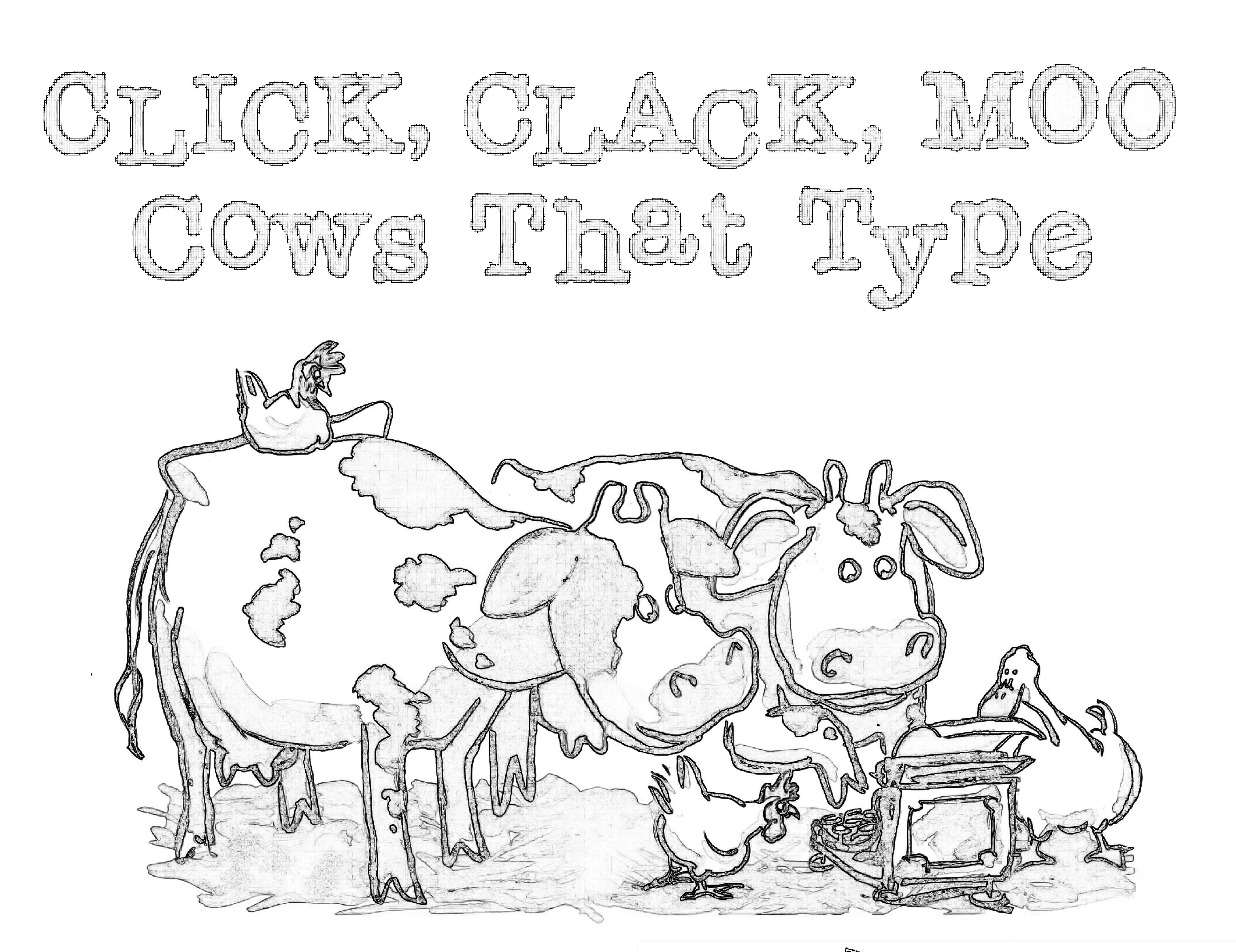 click clack moo coloring pages click clack moo coloring pages coloring home clack moo click coloring pages 