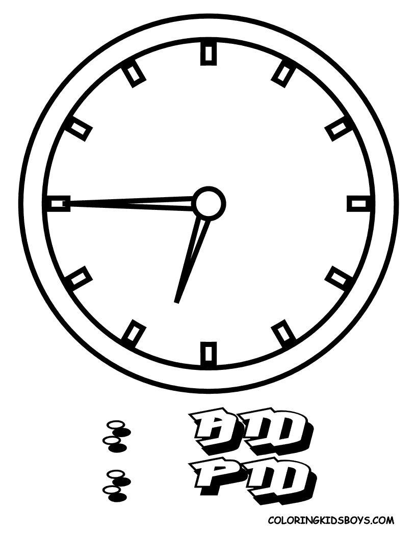 clock coloring page english 2 updating your english world page clock coloring 