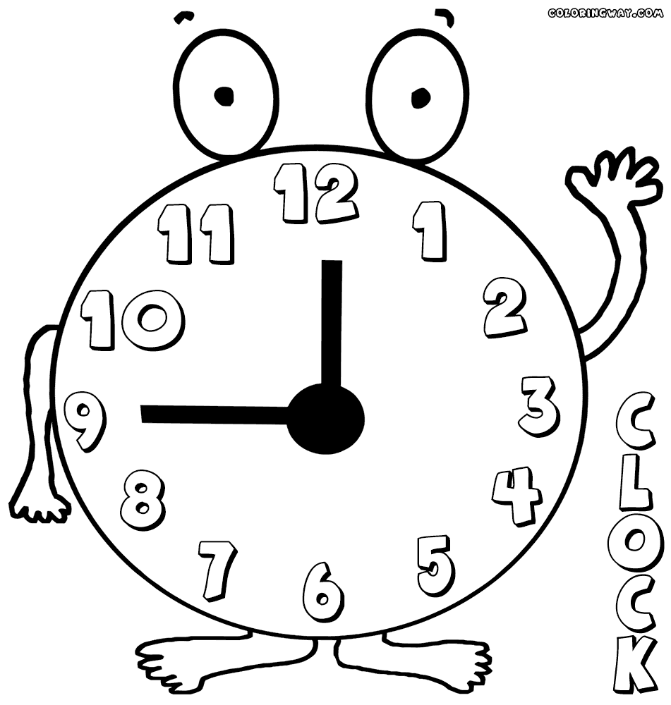 clock coloring page free printable clock coloring pages for kids clock page coloring 