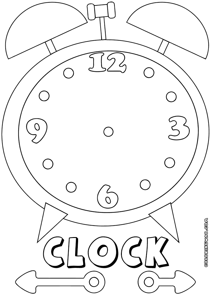 clock coloring page kids clock one minute intervals coloring page free clock page coloring 