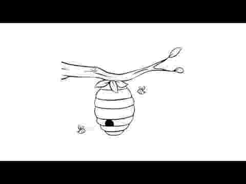 colmenas dibujos hive for coloring stock illustration illustration of colmenas dibujos 