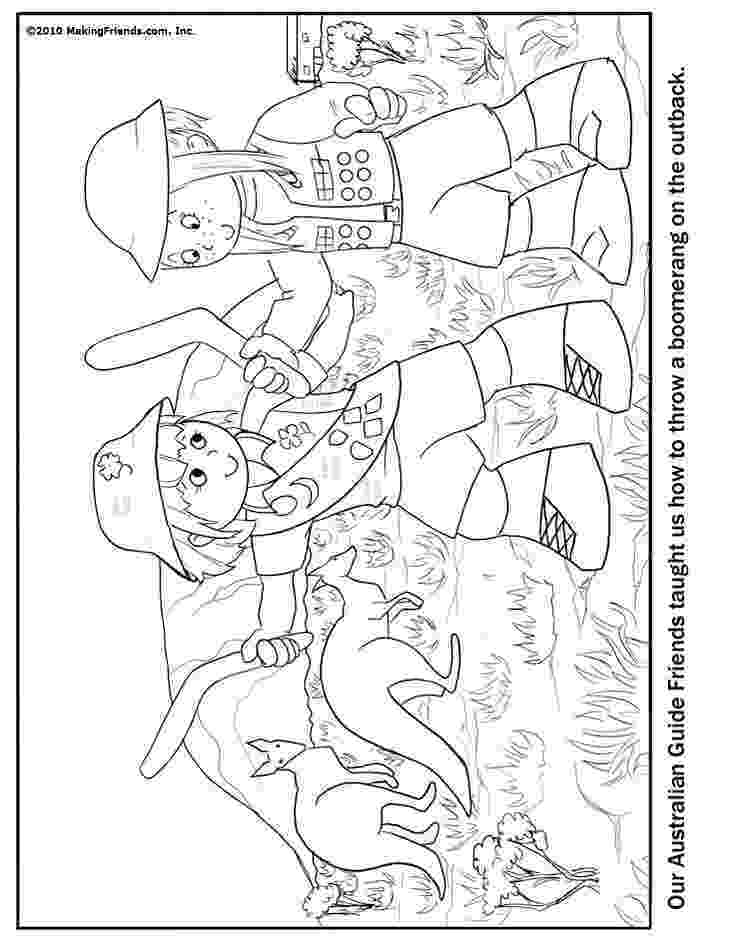 color day ideas australian girl guide coloring page just print and color ideas day color 