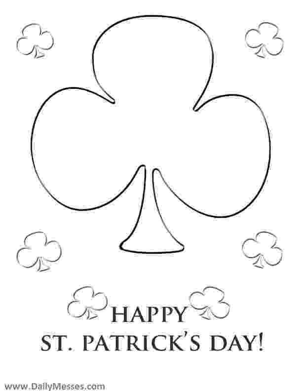color day ideas daily messes st patrick39s day coloring sheet craft ideas day color 