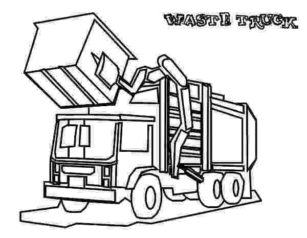 color garbage truck recycling garbage truck coloring pages download print garbage truck color 