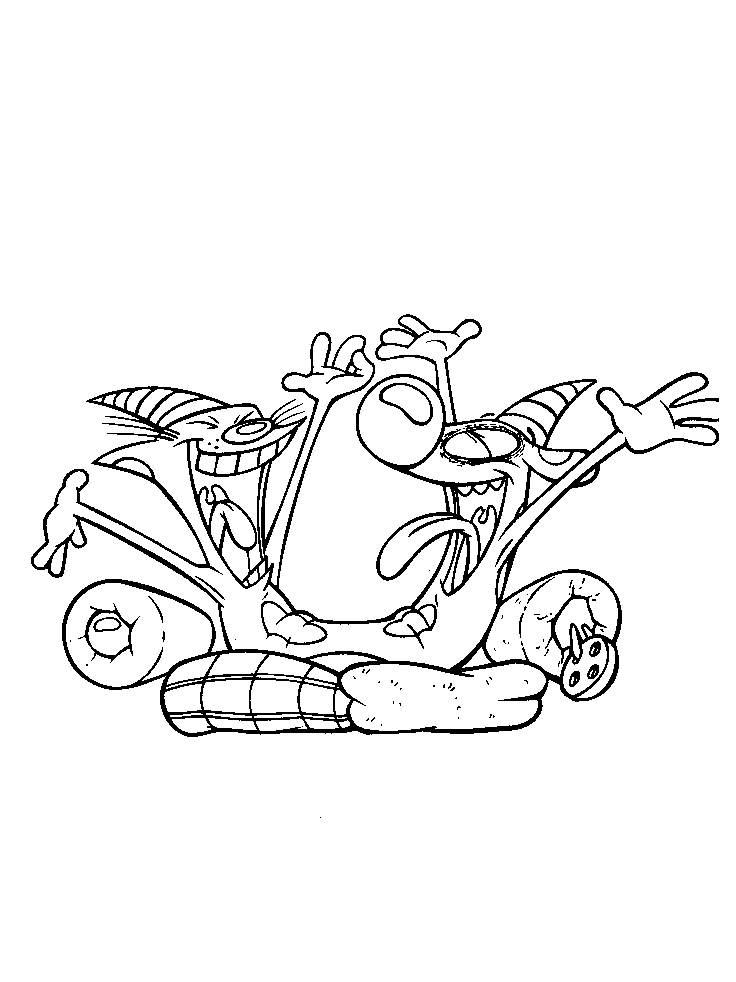 color page catdog coloring pages to download and print for free color page 