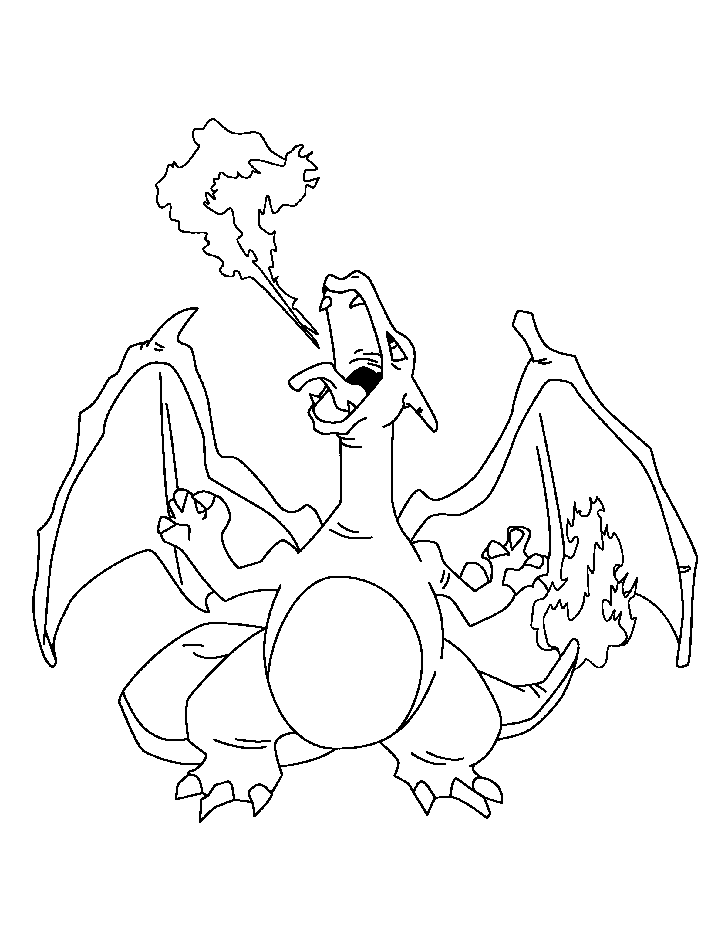 color page charizard coloring pages to download and print for free page color 
