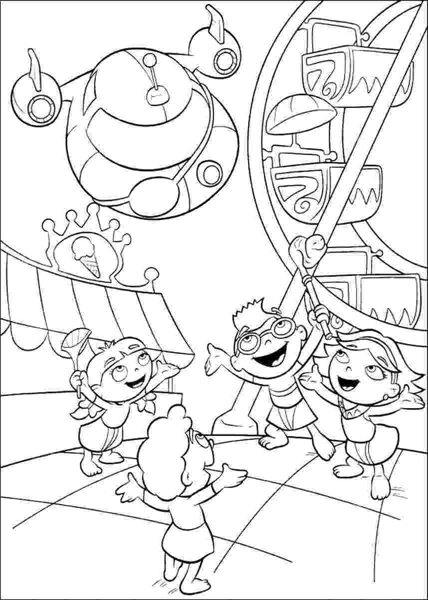 color page little einsteins coloring pages color page 