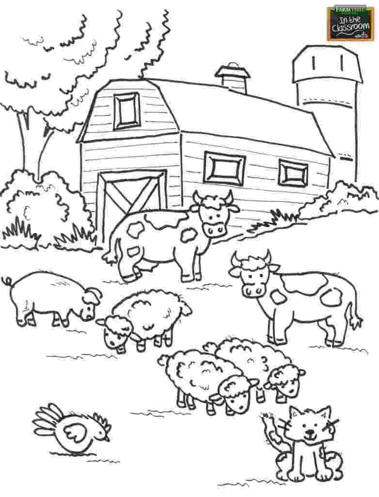 coloring animal farm animales de granja dibujos para colorear coloring coloring farm animal 