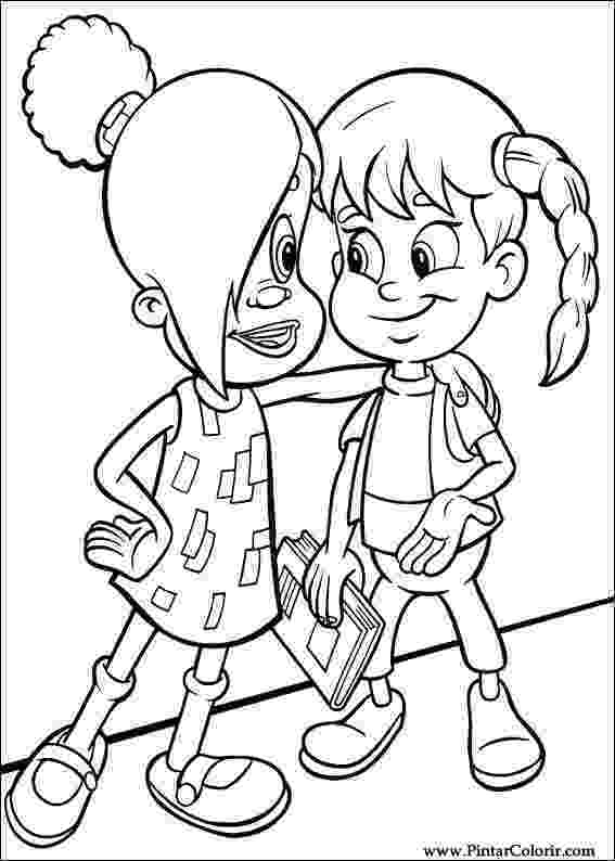 coloring book genius jimmy neutron 08 coloring page free the adventures of book genius coloring 