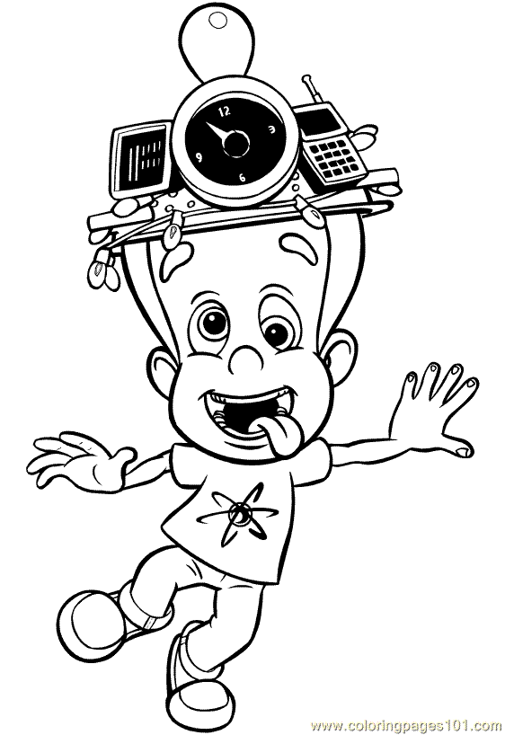 coloring book genius jimmy neutron 43 coloring page free the adventures of book genius coloring 