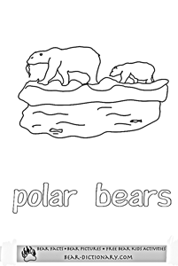 coloring book polar bear bear coloring pages book polar bear coloring 