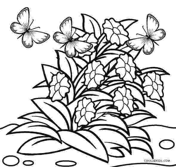 coloring images of flowers free printable flower coloring pages for kids cool2bkids flowers of images coloring 
