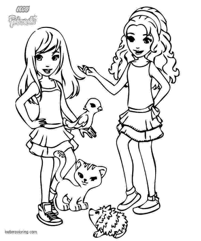 coloring lego friends lego friends coloring pages free printable lego friends friends lego coloring 