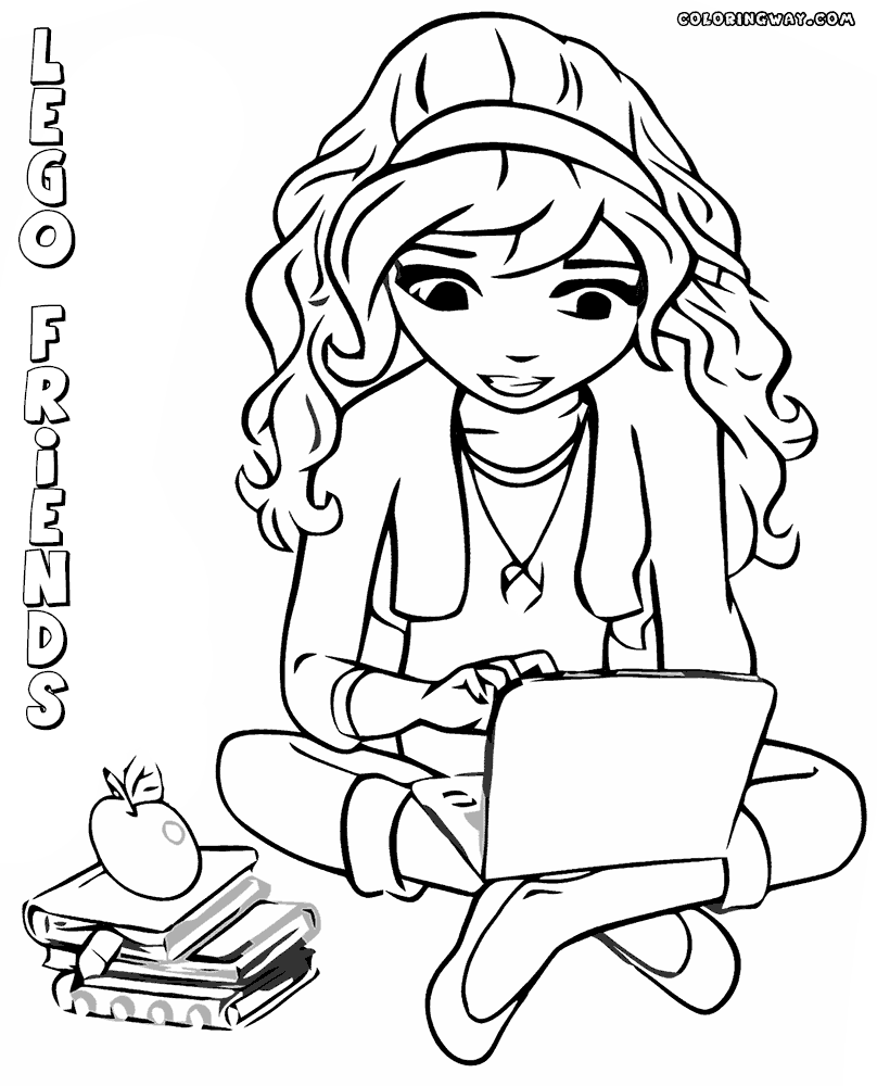 coloring lego friends lego friends coloring pages free printable lego friends lego friends coloring 