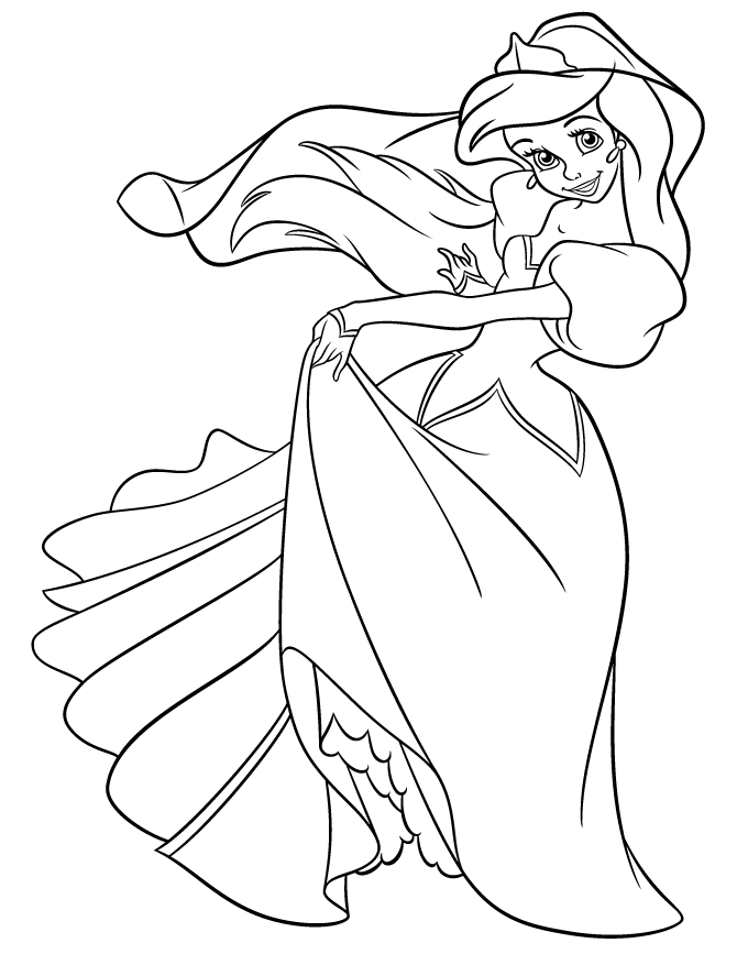 coloring page ariel the little mermaid coloring pages to download and print coloring ariel page 