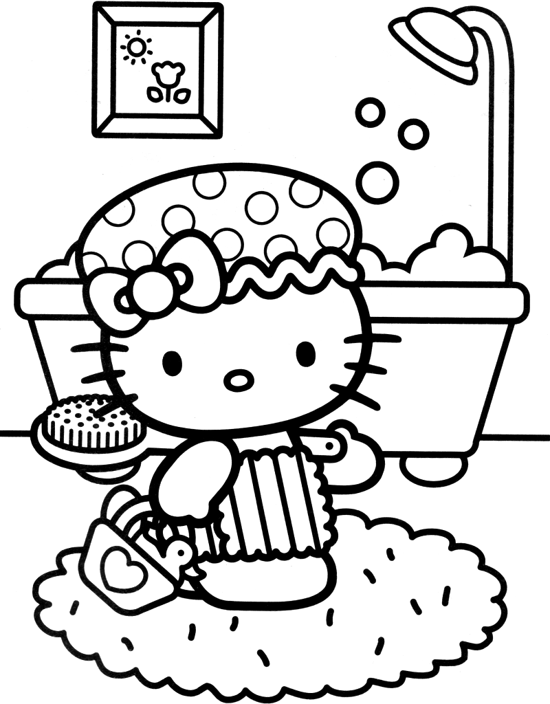 coloring page hello kitty cool hello kitty coloring pages download and print for free kitty coloring hello page 