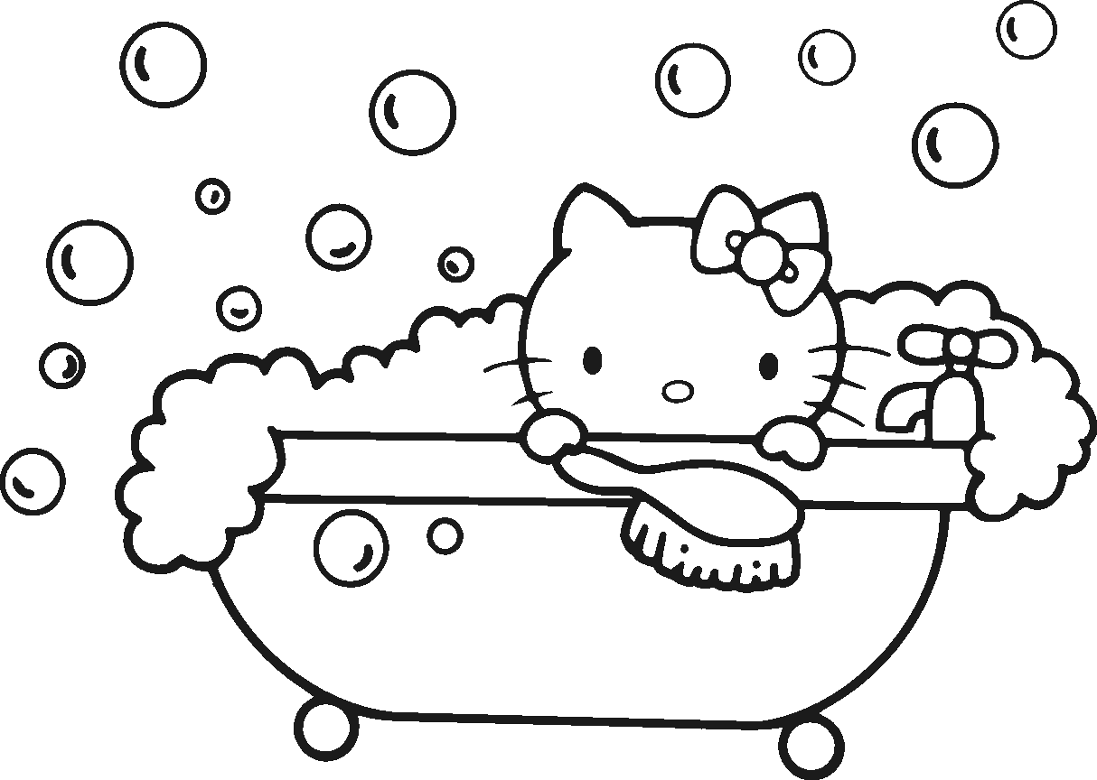 coloring page hello kitty hello kitty with heart balloons coloring page free kitty page hello coloring 