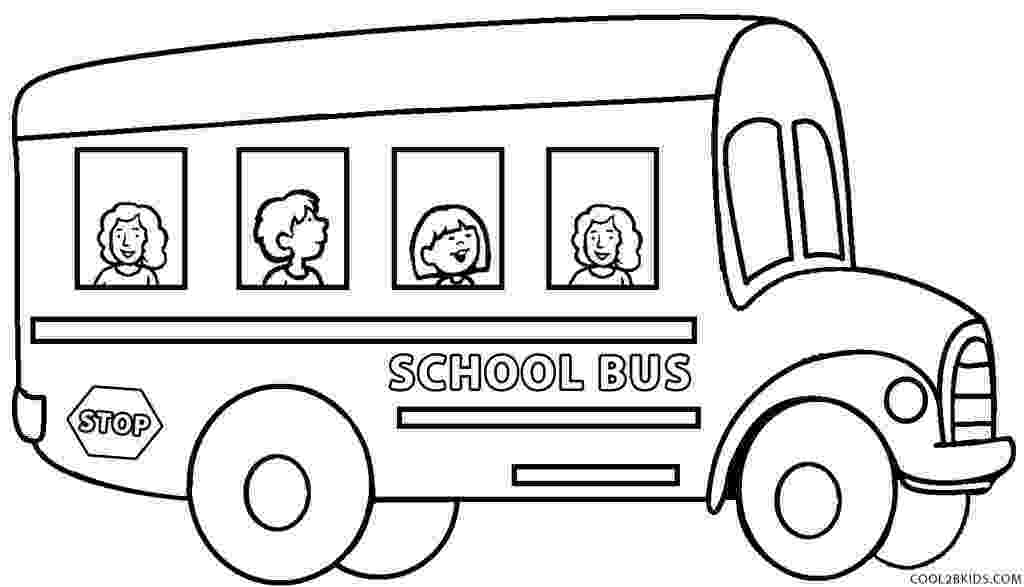 coloring page of a school bus school bus with happy children coloring page free a coloring of page school bus 