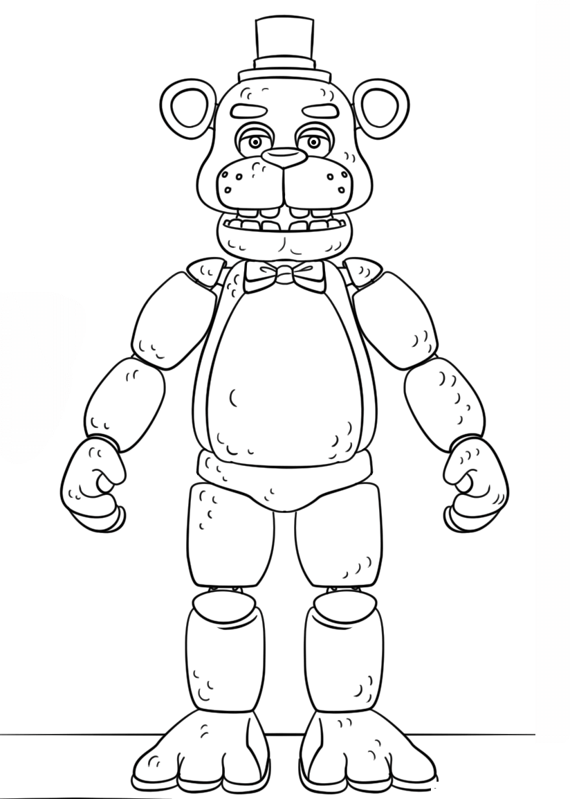 coloring pages 5 nights at freddys five nights at freddy39s coloring pages getcoloringpagescom 5 nights pages at freddys coloring 
