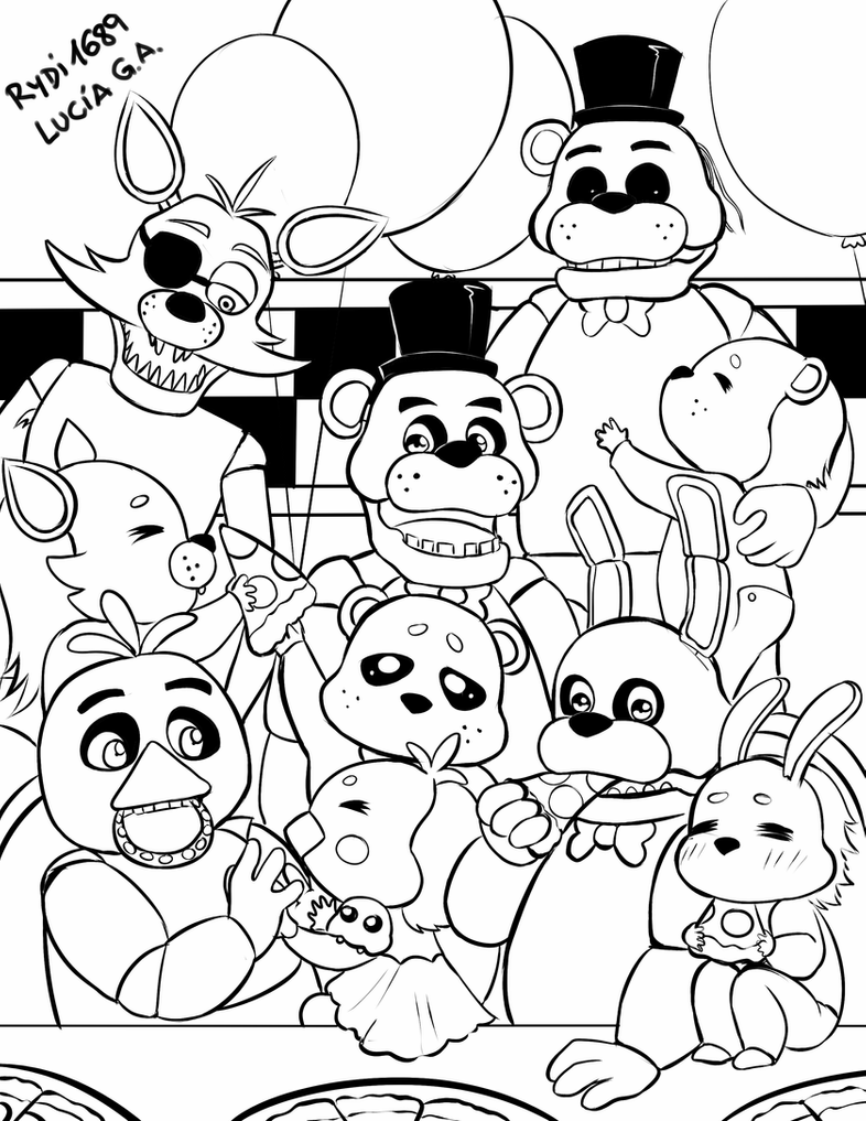 coloring pages 5 nights at freddys five nights at freddy39s coloring pages print and colorcom at pages coloring nights 5 freddys 