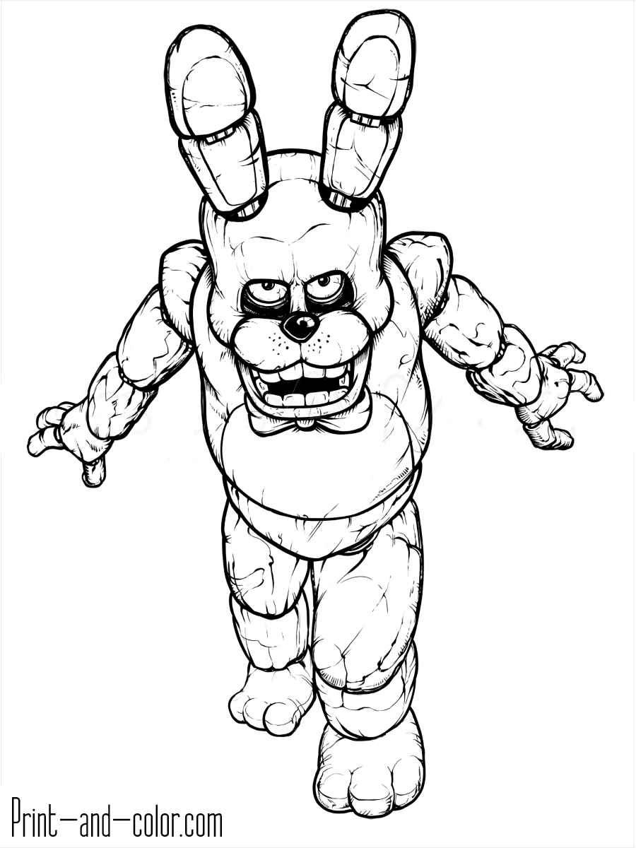 coloring pages 5 nights at freddys five nights at freddy39s coloring pages print and colorcom nights pages freddys 5 at coloring 