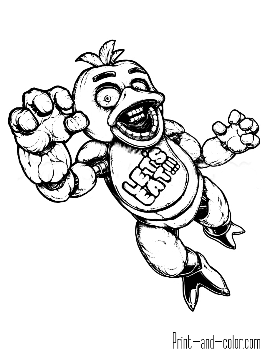 coloring pages 5 nights at freddys five nights at freddy39s coloring pages print and colorcom pages 5 at nights coloring freddys 