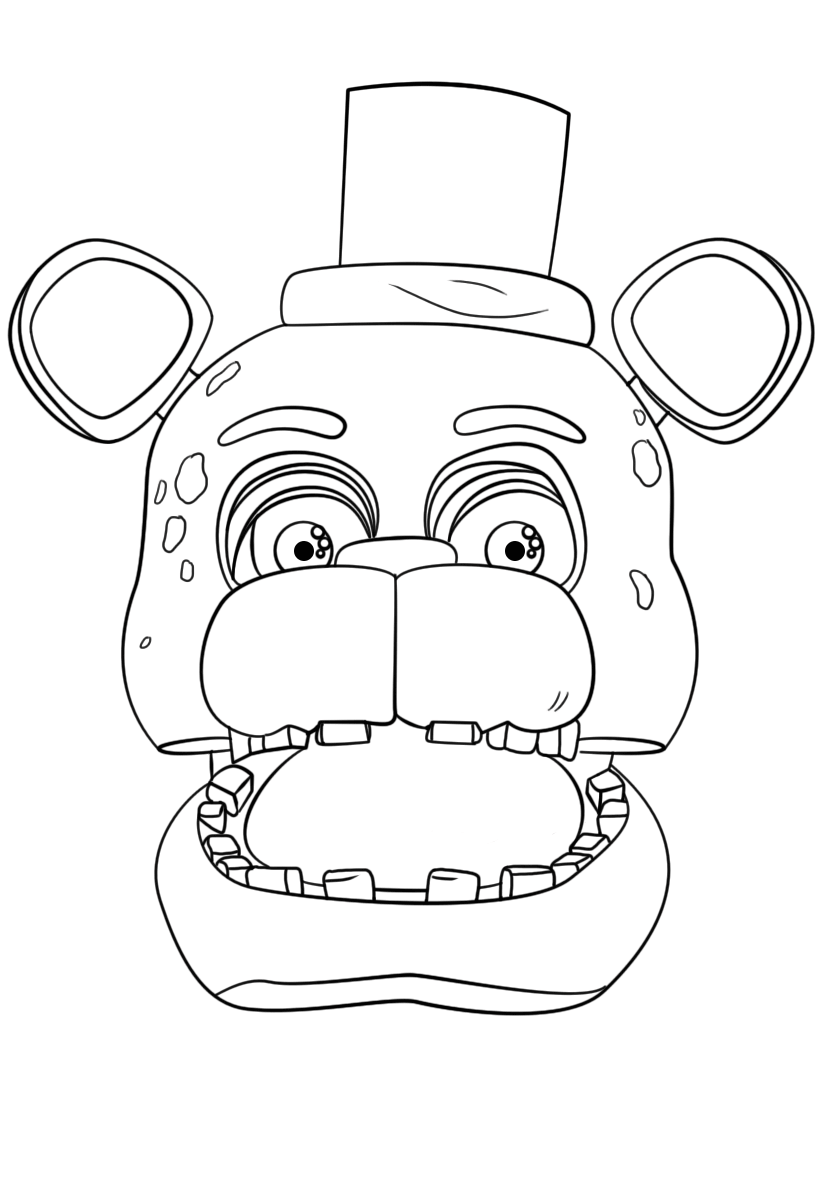 coloring pages 5 nights at freddys five nights at freddys coloring pages to download and freddys 5 at nights coloring pages 