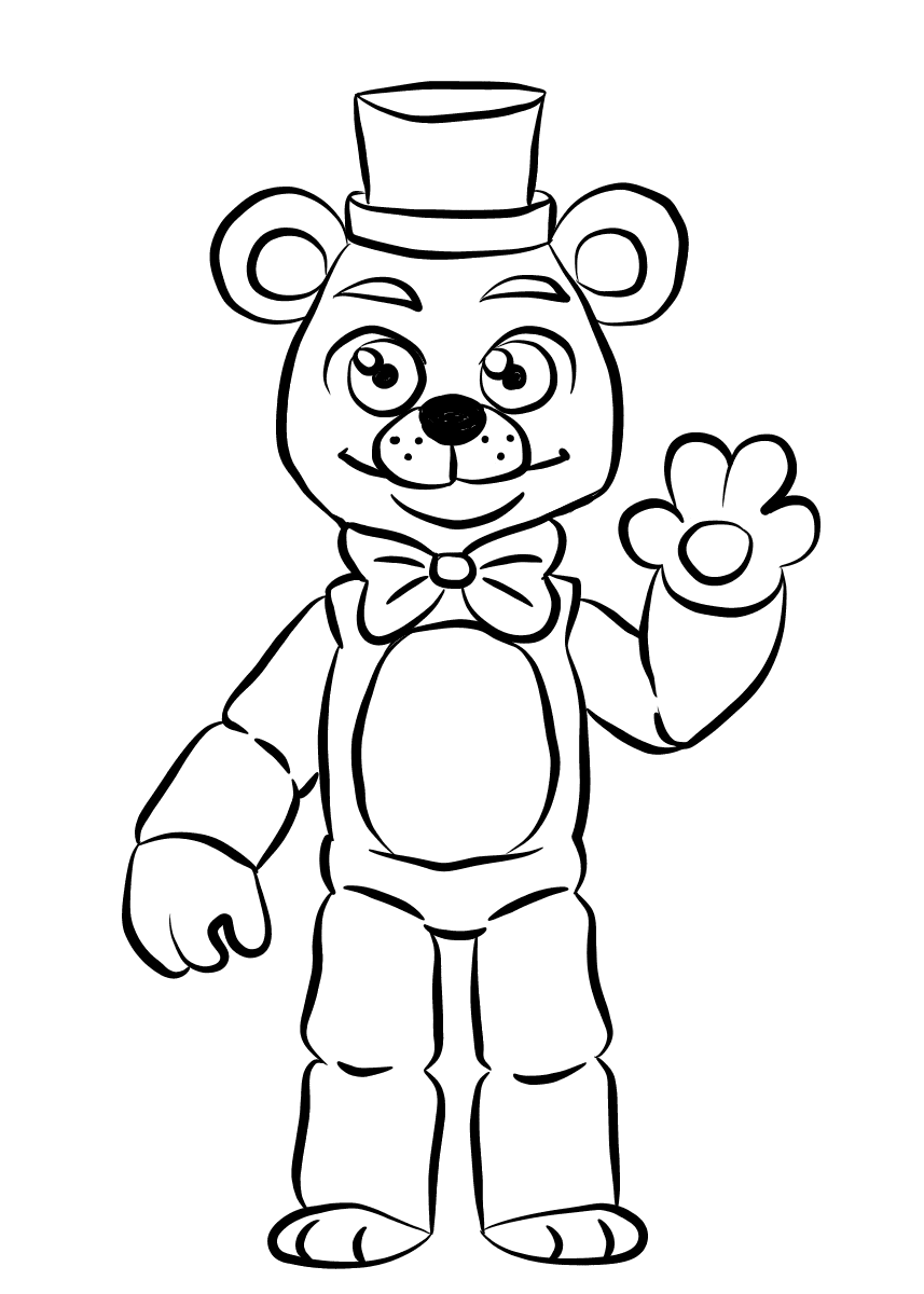 coloring pages 5 nights at freddys free printable five nights at freddy39s fnaf coloring pages 5 freddys pages coloring at nights 