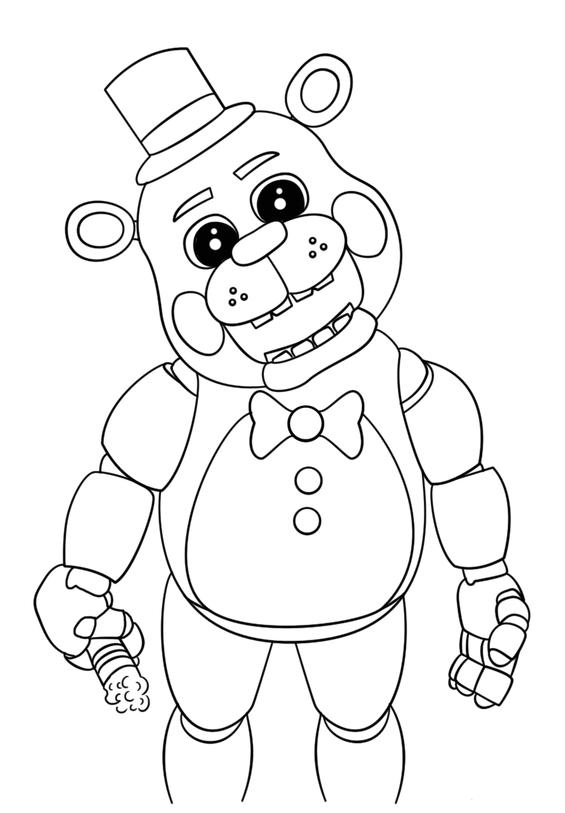 coloring pages 5 nights at freddys free printable five nights at freddy39s fnaf coloring pages freddys at nights coloring pages 5 