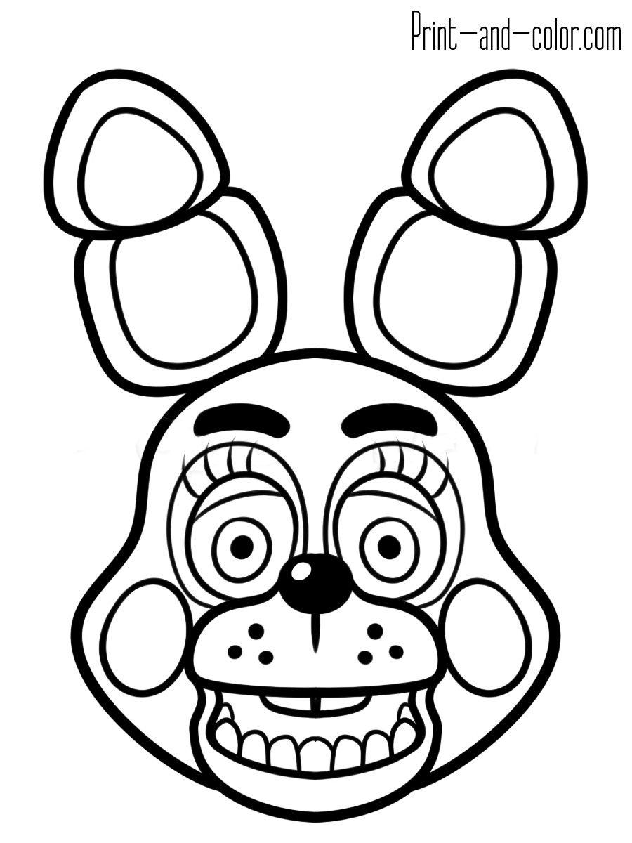 coloring pages 5 nights at freddys free printable five nights at freddy39s fnaf coloring pages pages at nights coloring freddys 5 
