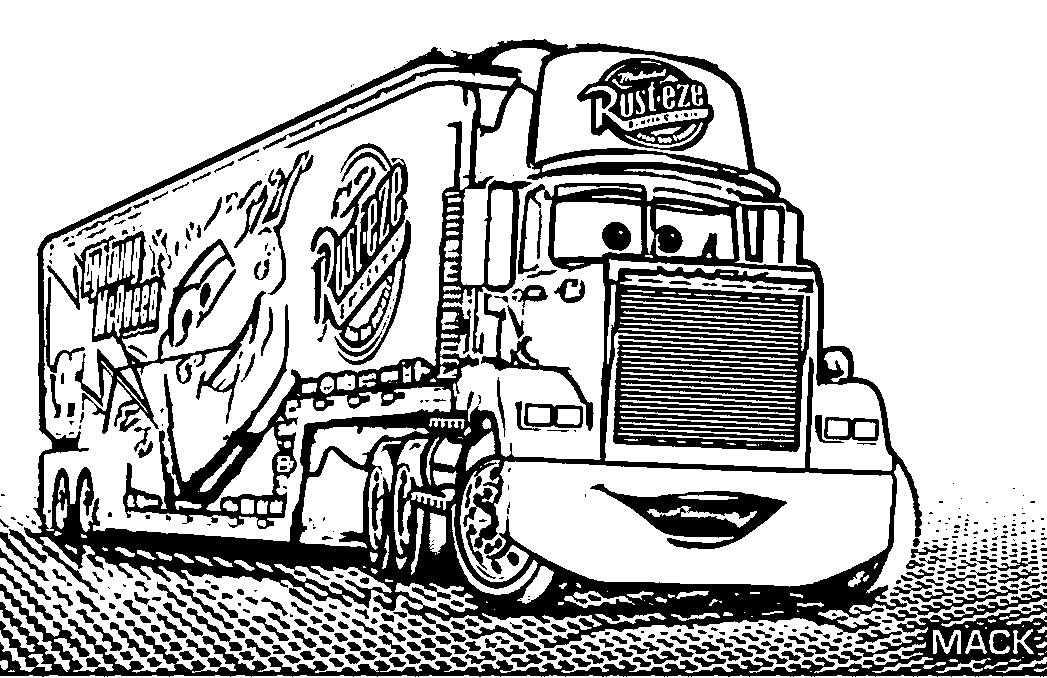 coloring pages cars mack mack coloring page free cars coloring pages coloring pages cars mack 