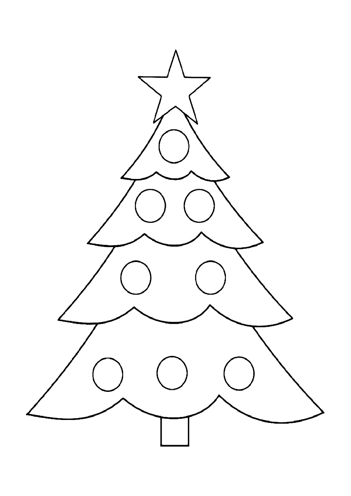 coloring pages christmas tree printable christmas tree coloring pages for kids cool2bkids pages christmas coloring tree 