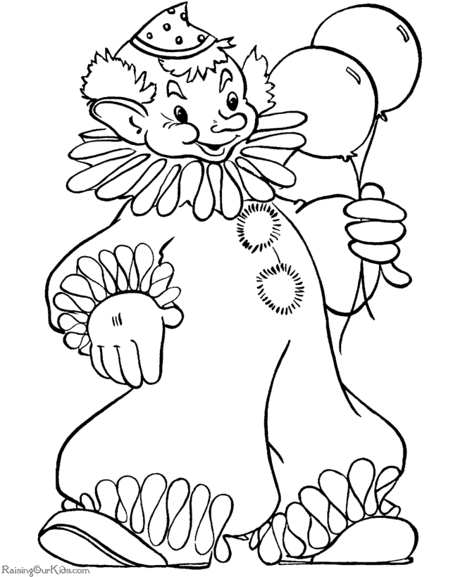 coloring pages clown clown coloring pages to download and print for free coloring clown pages 1 1