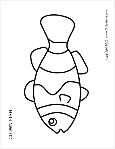 coloring pages clown fish clown fish coloring page fish coloring clown pages fish 