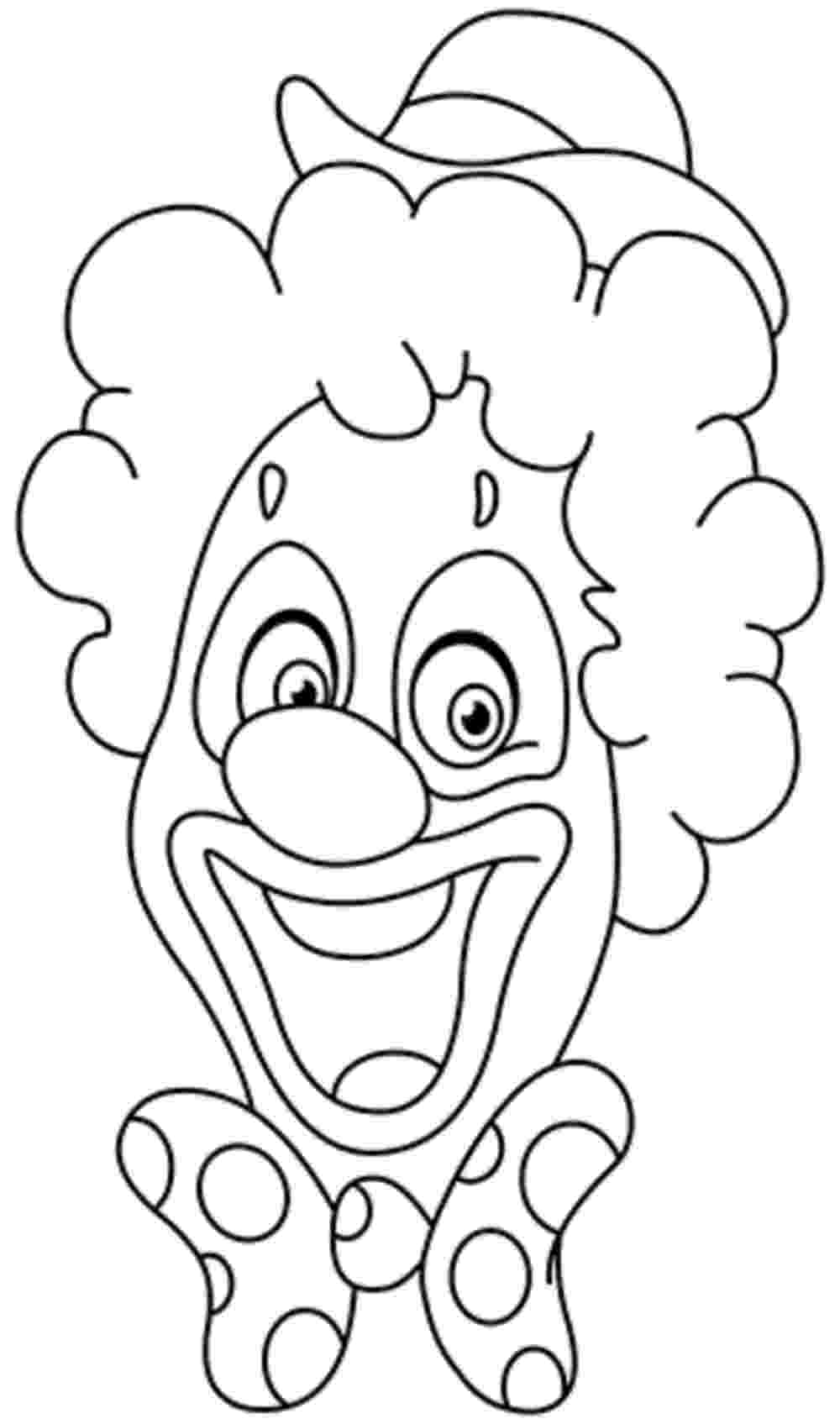 coloring pages clown free printable clown coloring pages for kids coloring pages clown 1 2