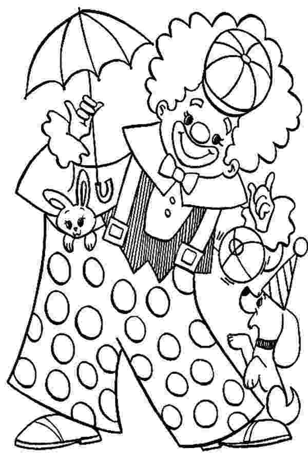 coloring pages clown free printable clown coloring pages for kids pages clown coloring 