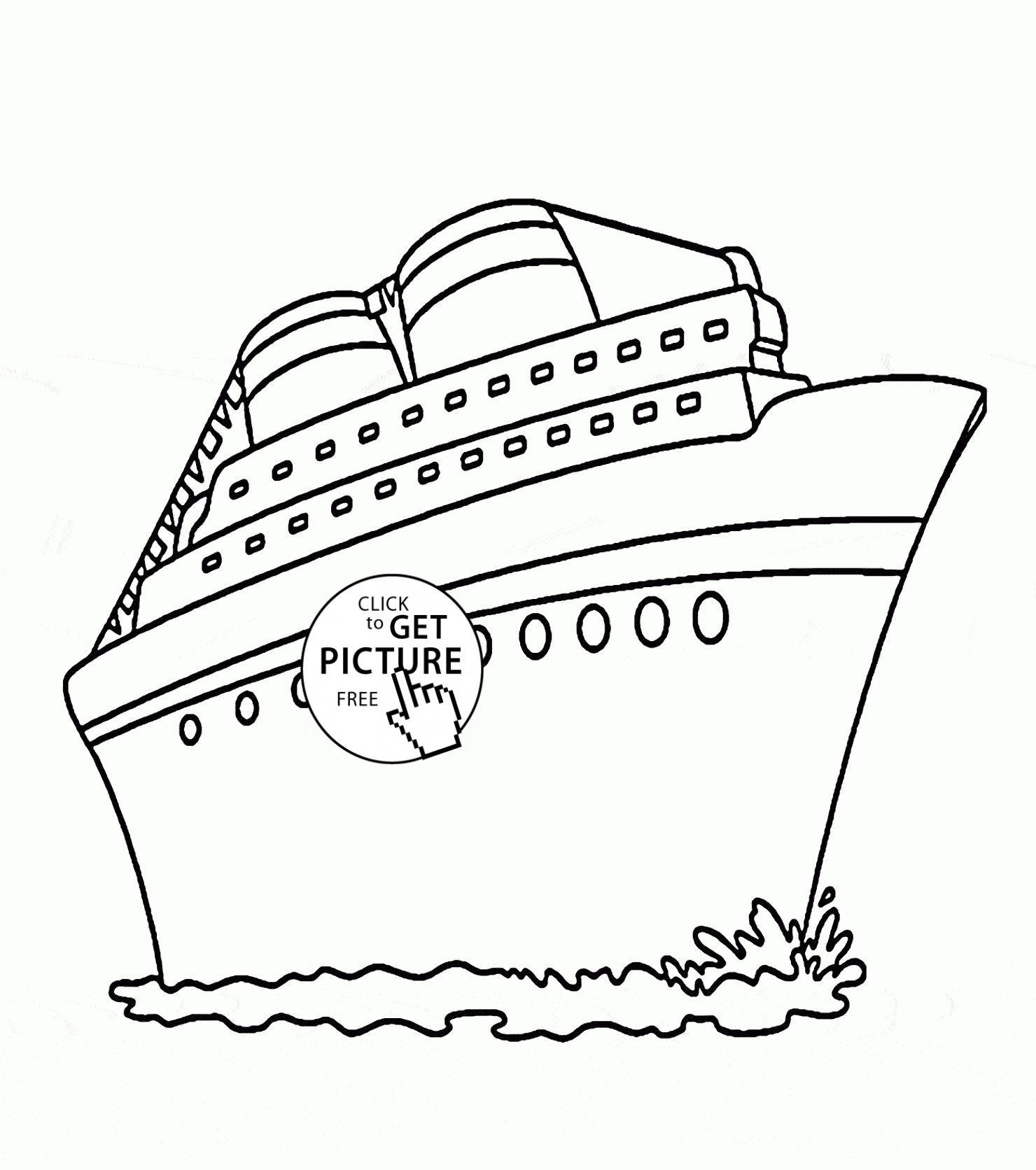 coloring pages cruise ship cruise ship coloring page at getcoloringscom free ship coloring pages cruise 
