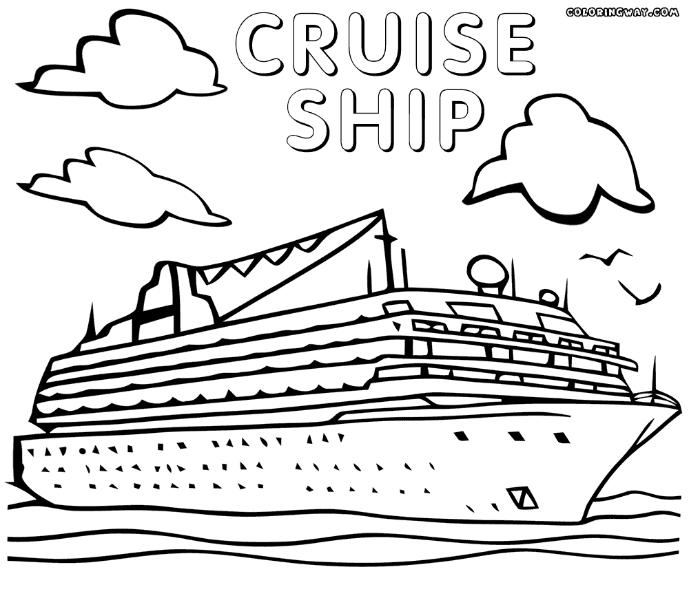 coloring pages cruise ship cruise ship netart coloring ship pages cruise 1 1