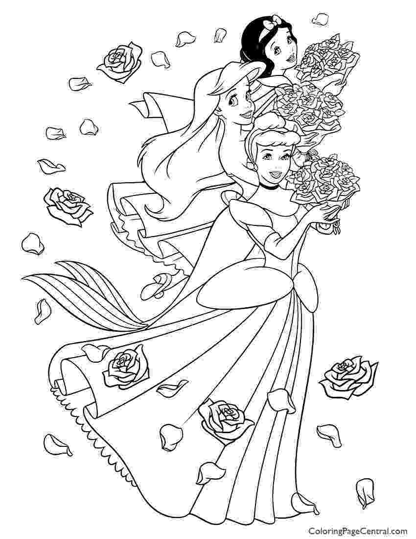 coloring pages disney princesses together all disney princesses together coloring pages at princesses pages together coloring disney 
