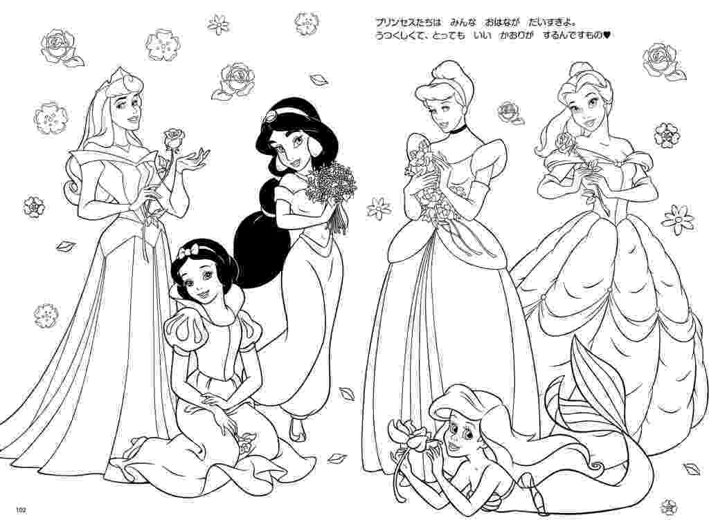 coloring pages disney princesses together coloring pages princess pdf disney princess coloring coloring pages together disney princesses 