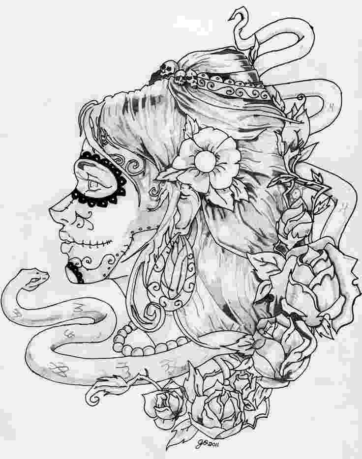 coloring pages for adults day of the dead dia de los muertos coloring pages to download and print dead day adults pages of coloring for the 