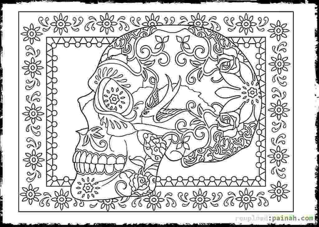 coloring pages for adults day of the dead items similar to day of the dead girl coloring page of pages the for day dead coloring adults 