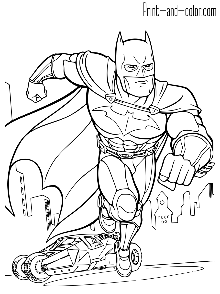 coloring pages for batman coloring town for batman pages coloring 
