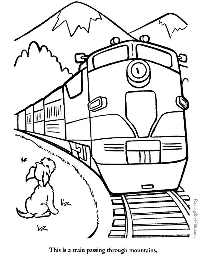 coloring pages for trains train with two carriages coloring page free printable coloring pages trains for 
