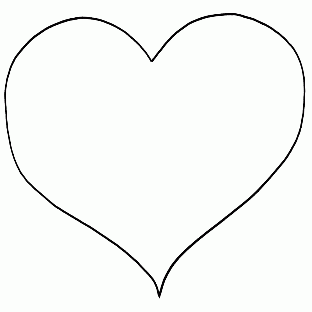 coloring pages of a heart free printable heart coloring pages for kids coloring pages of heart a 