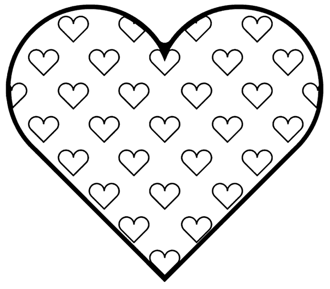 coloring pages of a heart free printable heart coloring pages for kids cool2bkids pages coloring heart of a 