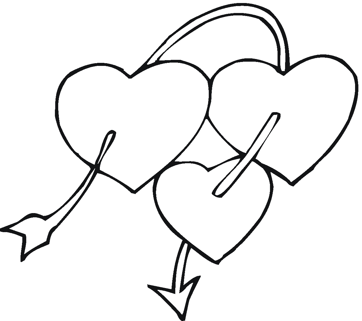 coloring pages of a heart hearts coloring pages getcoloringpagescom of heart a coloring pages 